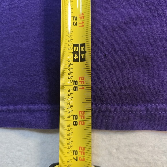 Vtg 90s Hilton Head Island T Shirt S Purple Sea Life Dolphin Sunset Graphic Tee - Picture 7 of 7